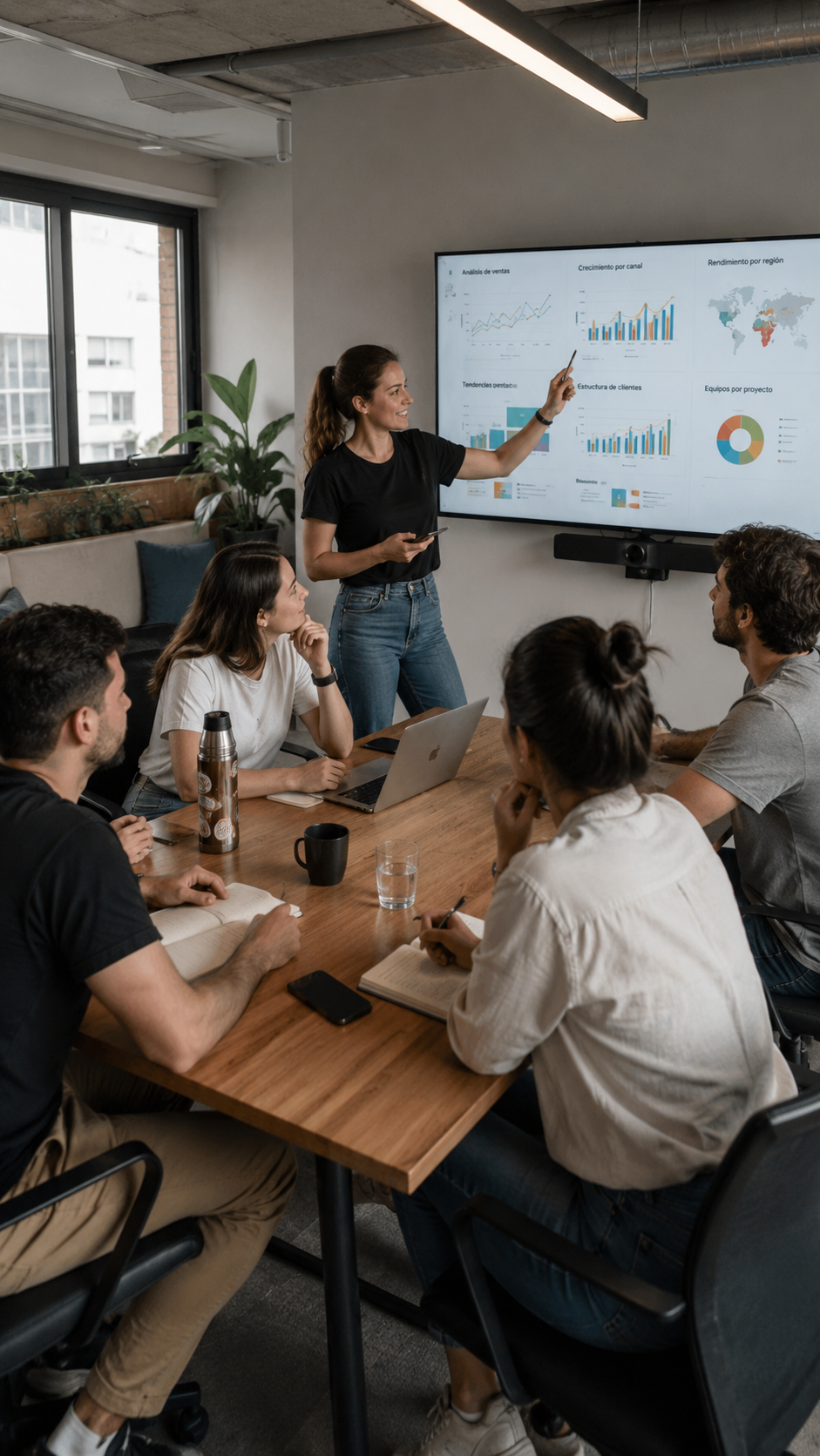 Equipo de trabajo en consultoría de talento